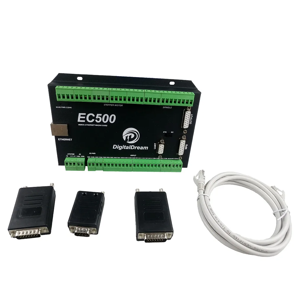 EC500 CNC Mach3 Ethernet Motion Controller EC500 460kHz 3/4/5/6 Axis Motion Control Card for milling machine
