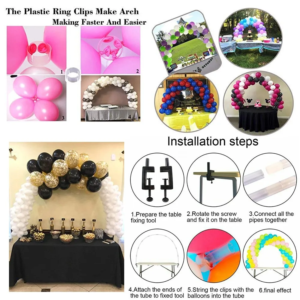 Держатель воздушных шаров на день рождения Свадебная вечеринка украшения Арка с
