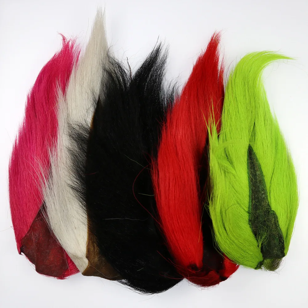 New Fishing Good Bucktail Fish Soft Lure Colour Bucktail Hair Fly Tying Materials Leurre Souple Diy Tackle Baits Artificial Bait images - 6
