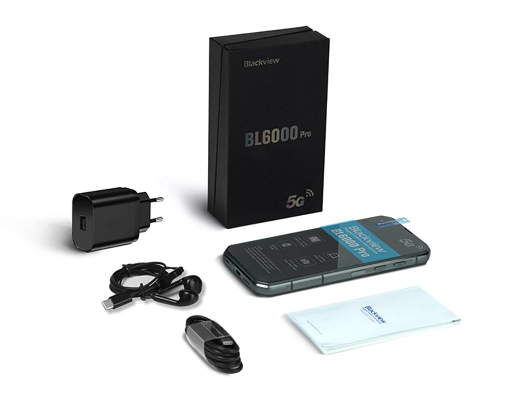 Смартфон Blackview BL6000 Pro 5G дюйма 8 + 256 ГБ 6 36 &quot IP68 водонепроницаемый тройная камера 48