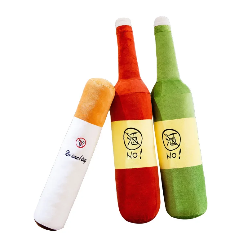 Креативная подушка для не курить пить плюшевые игрушки большие сигареты винные