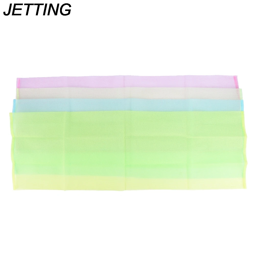 

1pc Bathroom Exfoliating Nylon Wash Massage Cloth Towel Bath Shower Body Cleaning Cloth Towel Back Scrub Body Cleaning