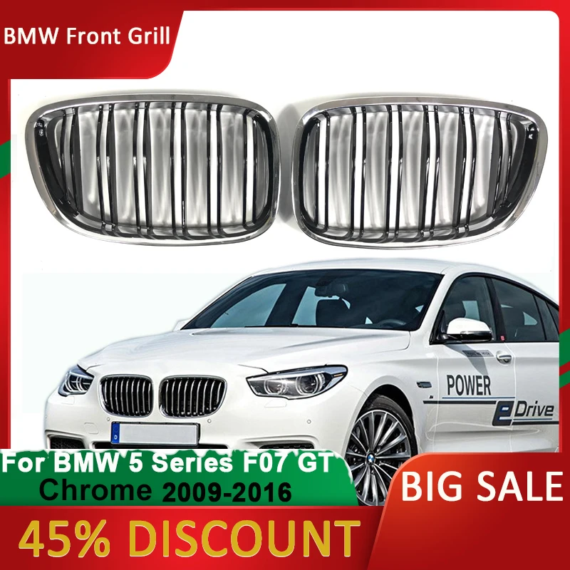 

For BMW Grill F07 GT 5 Series GT Front Grill Bumper Hood Kidney Grill For M color 520 528 530 535 550 2010-2017 Car Accessories
