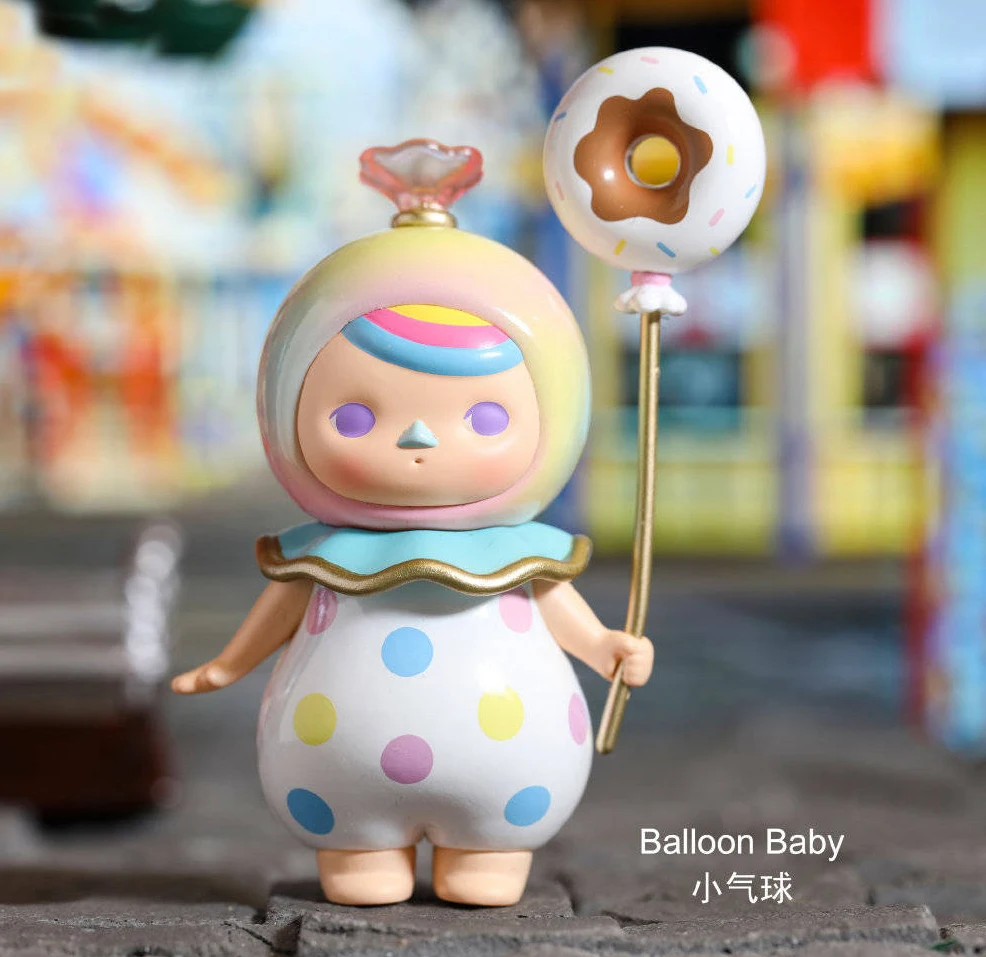 Pop Mart-Globo de elfo Pucky Original para beb&eacute;s, juguetes de caja ciega, modelo de estilo lindo, figura de Anime, caja de regalo sorpresa-4