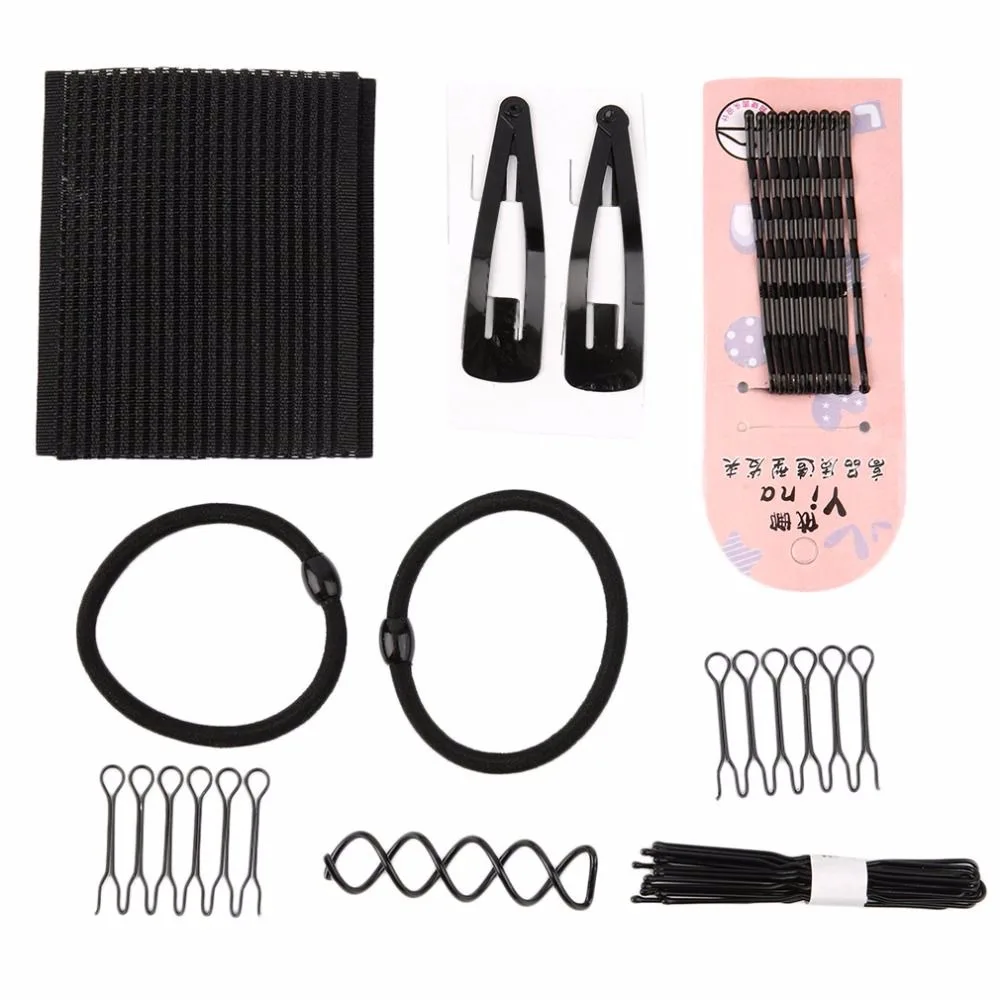 Набор аксессуаров для укладки волос сделай сам 20 шт./компл. волшебный пончик