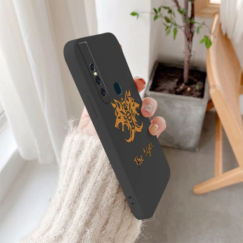 

Tiger Pattern Case For VIVO Y20i Y20 Y20S Y12S Y30 Y33S Y12 Y15 Y17 Y19 Y21 Y21S S1 Pro Y91 Y91i Y93 Y95 Liquid Phone Cover
