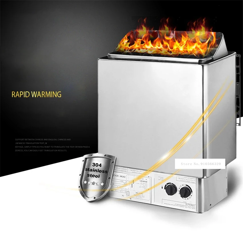 

SCA Нержавеющая сталь электрическая Каменка электрические печи сауны 3KW/4.5KW/6KW/8KW/9KW бытовой коммерческий паровой сауны оборудование 220V/380V