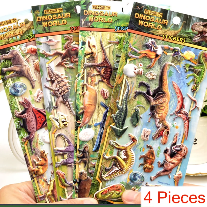 Детские стикеры с изображением животных утки пузырьков тигра для скрапбукинга 4