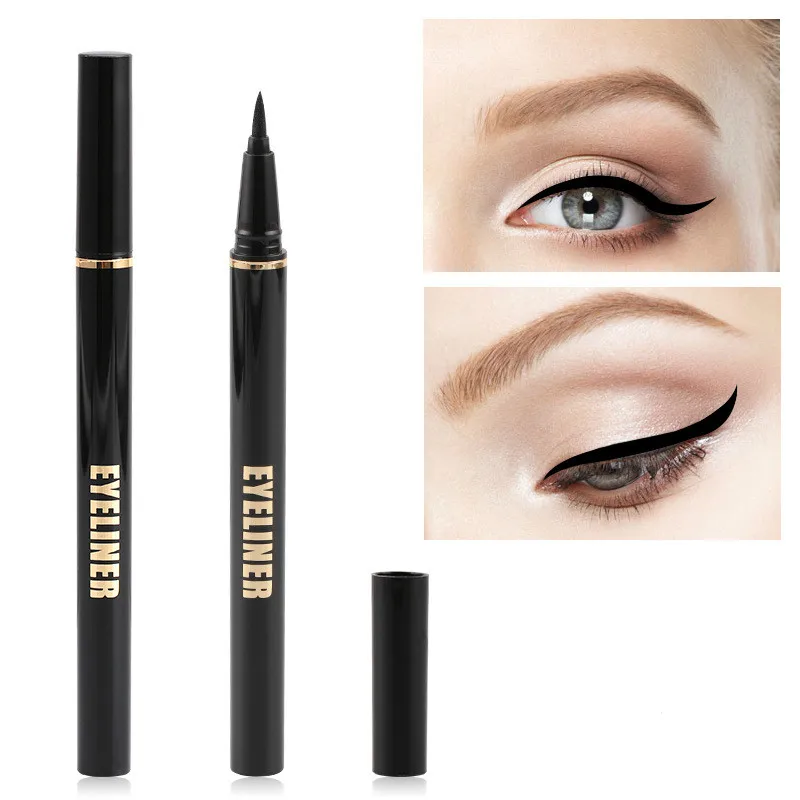 

Black Eyeliner Pencil Structure Eyeliner Eye Makeup Any Skin Natural Super Long Lasting Makeup Liquid Cosmetic Tools