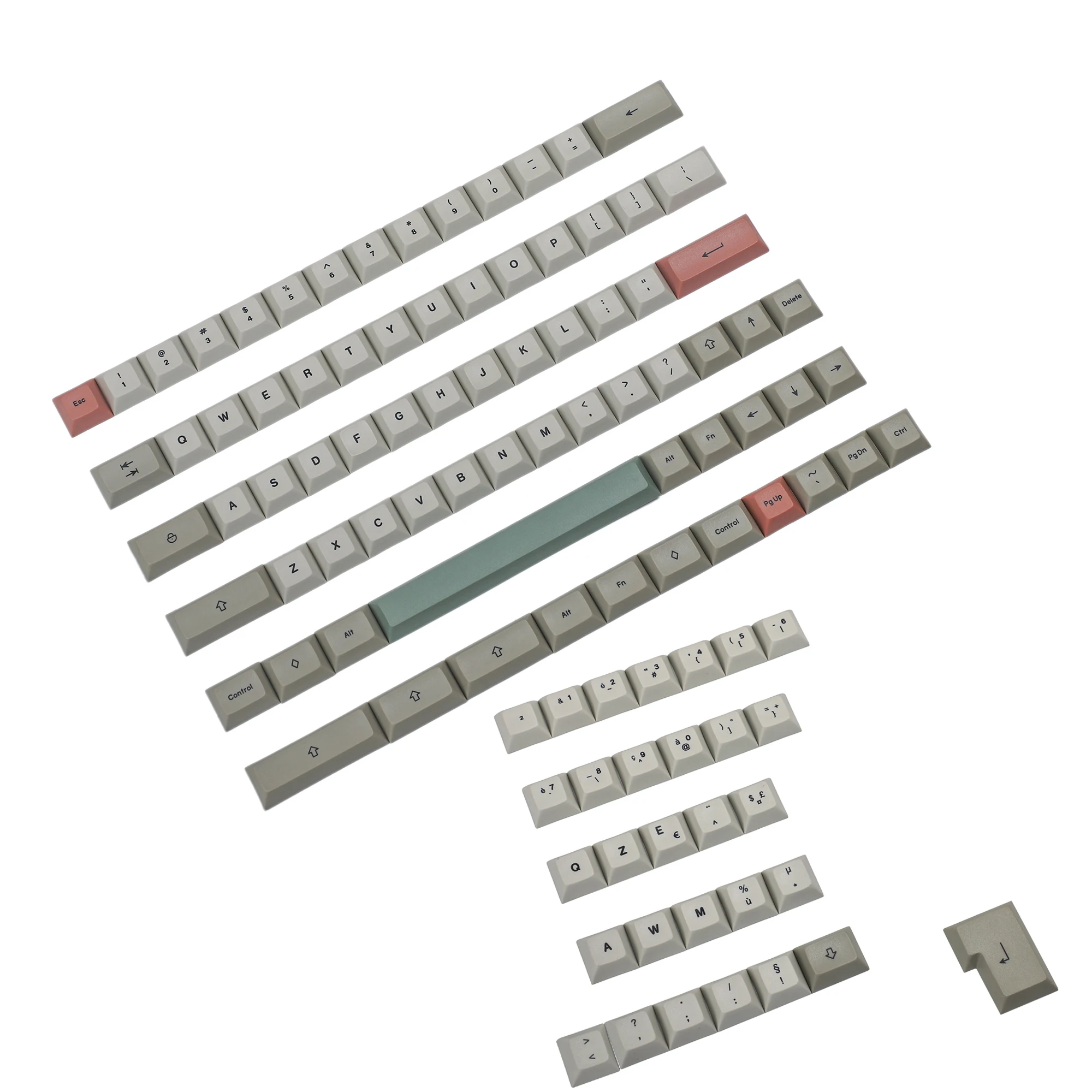 

YMDK 61 64 68 DSA 9009 Sub ANSI ISO AZERTY QWERTZ PBT