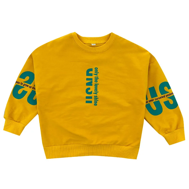 

Slim Spring Autumn Boys Sweatshirts KidsTeenager Overcoat Tops Children Clothes Cotton Pullover Formal Outwear High Quality