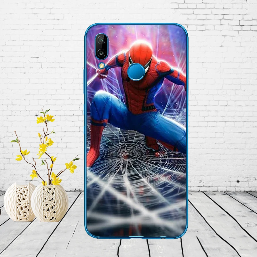 20DD Бэтмен Супермен флэш чудо женщина чехол Спайдермен для huawei P9 P10 P20 P30 Lite mate 10 20 PRO lite p smart чехол