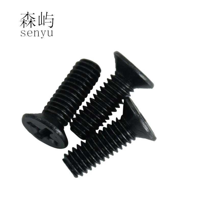 luchang m1.2 m1.4 m1.7 m1.6 m2 KM Screw Black Phillips Cross Socket Countersunk Heasd electronic Repair Screws Accessories | Обустройство