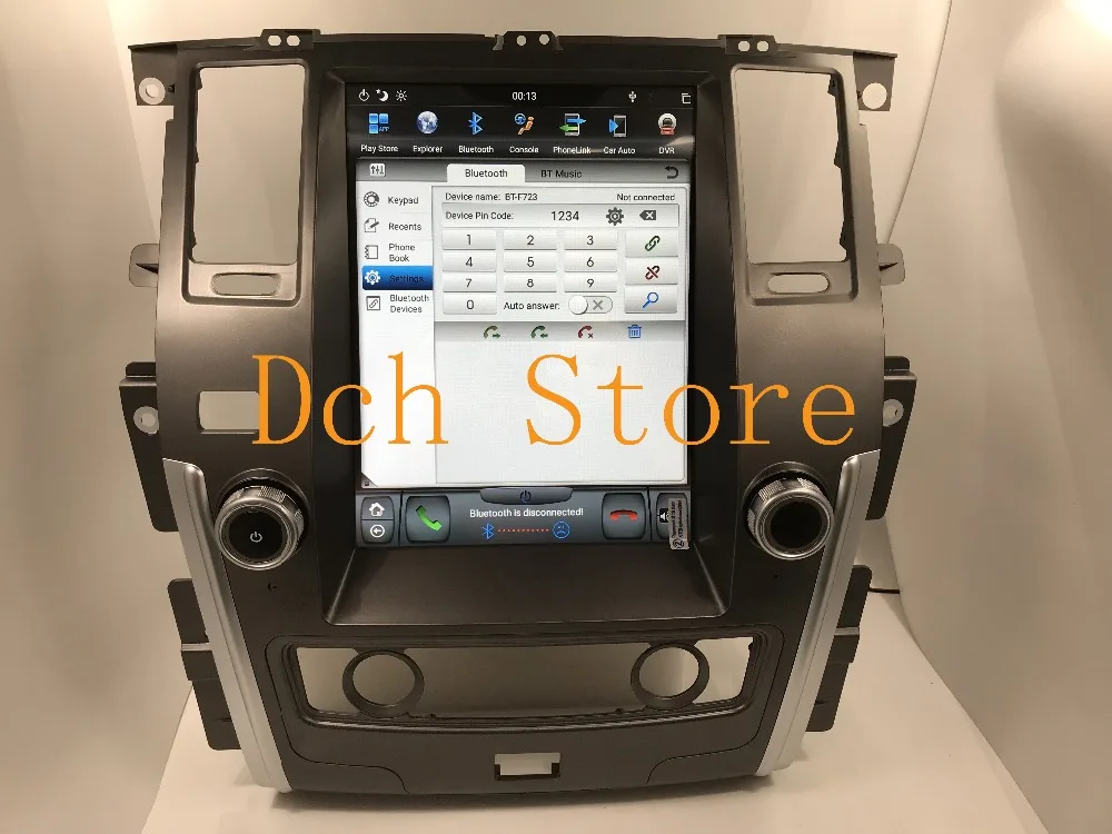 12,1 вертикальный Тесла стиль Android 8,1 автомобиля DVD gps для Nissan Patrol 2010 2011 2012 2013 навигации PX6