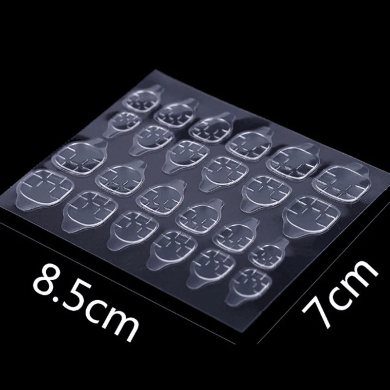 Двусторонние клейкие накладные ногти прозрачный инструмент клей для ногтей