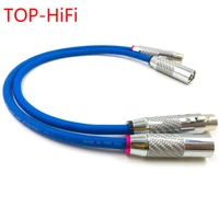 top hifi cardas clear light carbon fiber 2x 3pin xlr balanced cable amplifier dvdplayer interconnect audio cable male to female