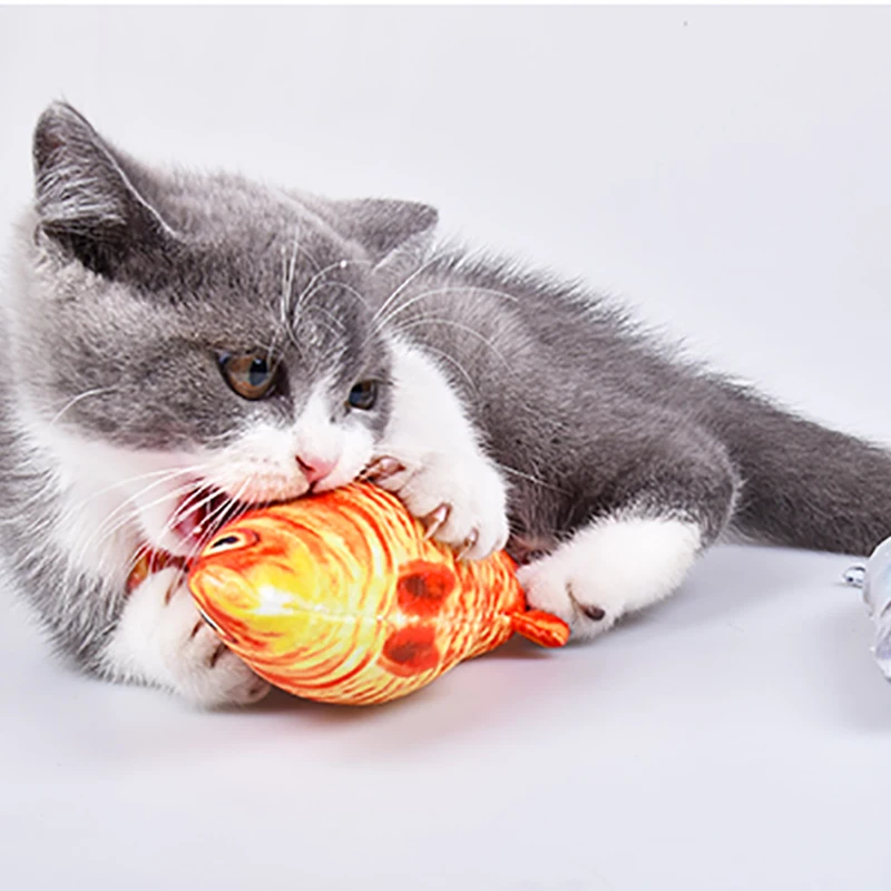 Мягкая плюшевая игрушка для кошек в форме рыбы подарки игрушки мягкая подушка