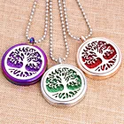 Ароматерапия ювелирные изделия магнитное ожерелье Ароматические кулоны эфирное масло диффузор Древо жизни духи кулон ожерелье бесплатно 10 шт Коврик