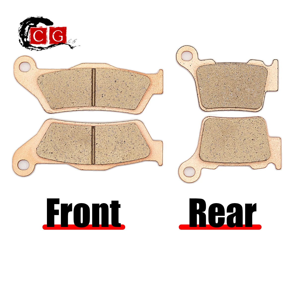 

A pair Front and Rear Brake Pad Accessories For Husqvarna CR FC FX TE TC TXC WR125 250 300 350 450 510 Copper-Based Brake Pads