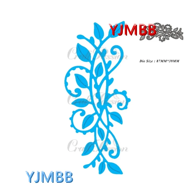 

YJMBB 2021 New Beautiful Lace Flower Border #2 Metal Cutting Mould Scrapbook Album Paper DIY Card Craft Embossing Die Cutting