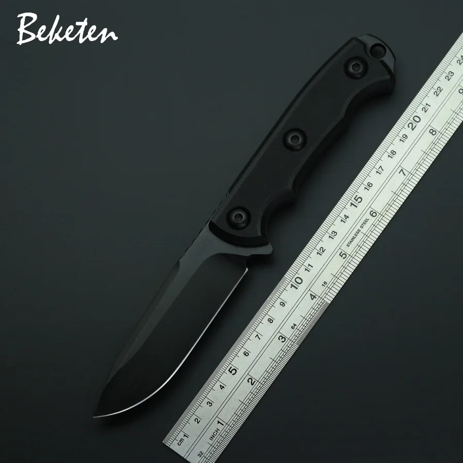 BEKETEN ZT0180 фиксированный нож 9Cr13Mov Лезвие G10 рукоятка походные охотничьи