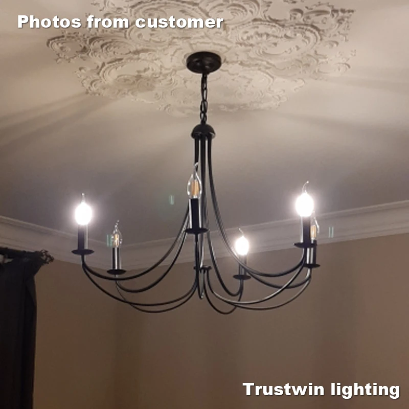 Простой светильник для люстры в европейском и американском стиле светодиодный