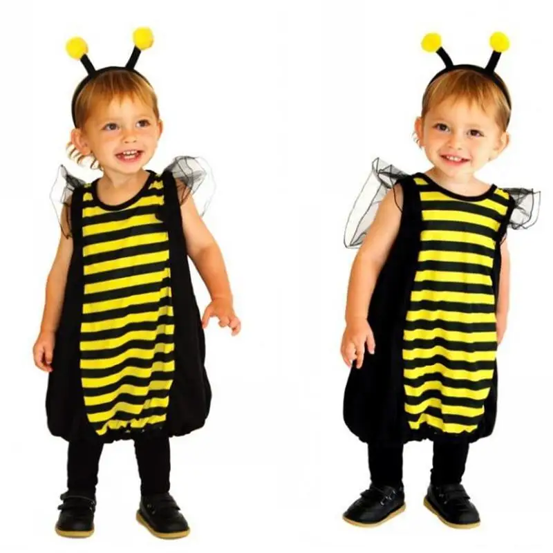 Милый детский костюм пчелы карнавальный на Хэллоуин Детские карнавальные