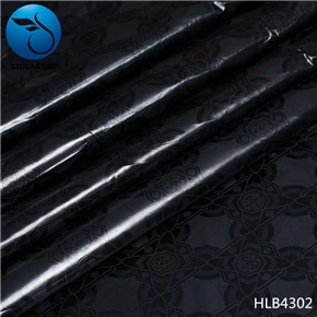 HLB4302 LIULANZHI Базен riche getzner африканская tissu африканская riche ткань хлопок ткань черный последние 10 ярдов/шт для одежды HLB43 - Цвет: HLB4302