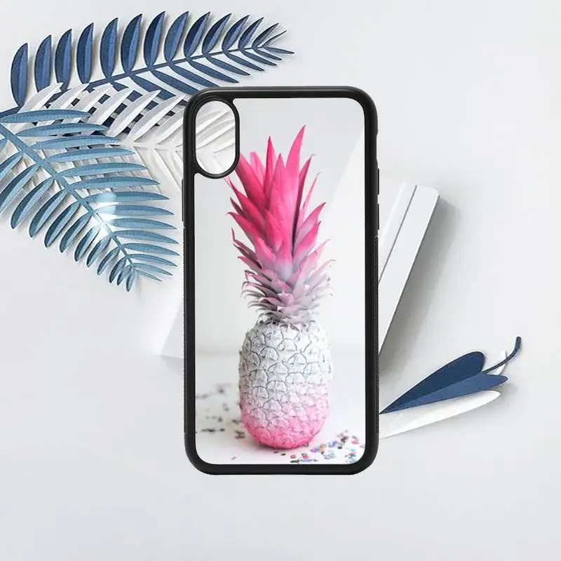 

Pineapple fruit pattern Phone Case PC for iPhone 11 12 pro XS MAX 8 7 6 6S Plus X 5S SE 2020 XR