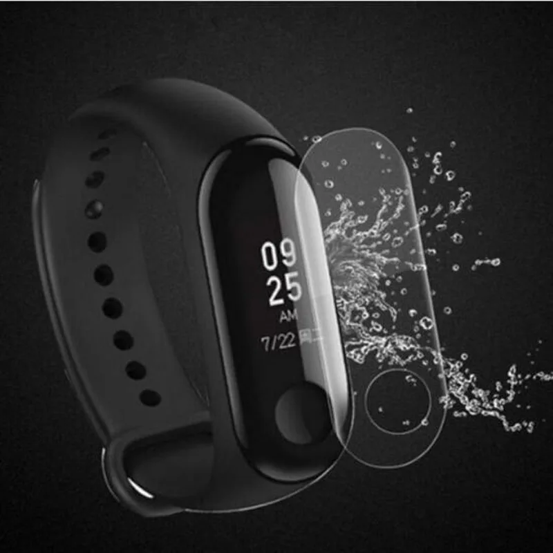 5pcs TPU Soft Protective Film Guard For Xiaomi Mi Band 3/4 Band4 Band3 Miband 4 Smart Wristband Full Screen Protector Cover - купить по