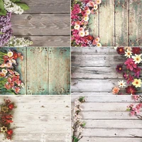 shuozhike vinyl custom photography backdrops prop flowers and planks photography background 200509g 02
