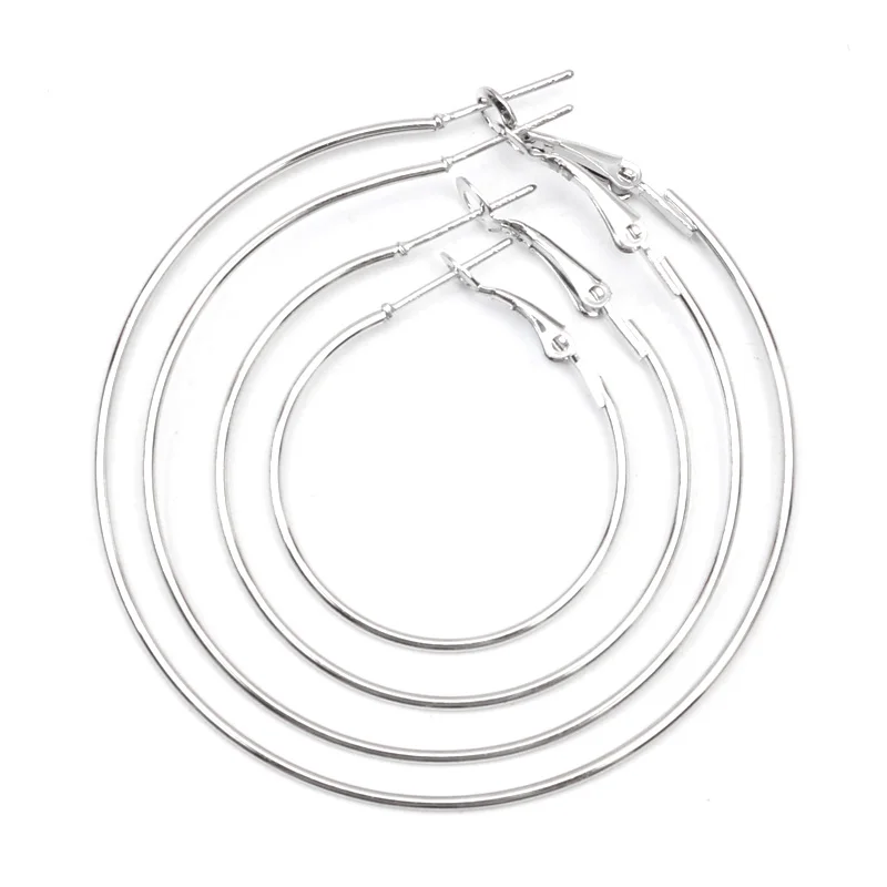 Серьги кольца LF из сплава K женские белые серьги для ушей аксессуары