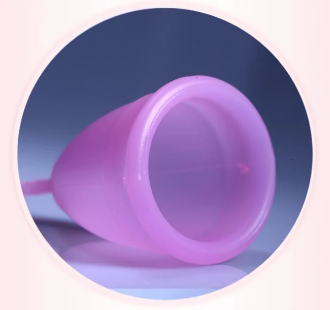 Менструальная чаша ежемесячная заменяемая гигиеническая серебряная прокладка