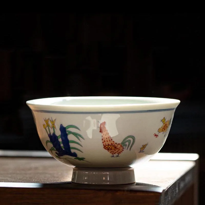 4 5/5 дюймов ручная работа роспись Керамика член миска пиалы посуда китайский