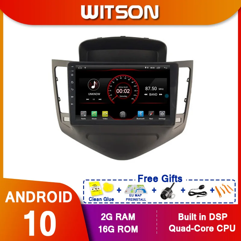 WITSON 9 &quotFULL HD сенсорный экран Android 10 0 Восьмиядерный Автомобильный GPS