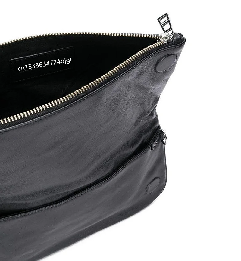 

2021 New Arrive Wings Decorated Women Single Shoulder Bag Casual Wild Fashion Two Chains Messenger Bag Genuine Leather Lady Bags