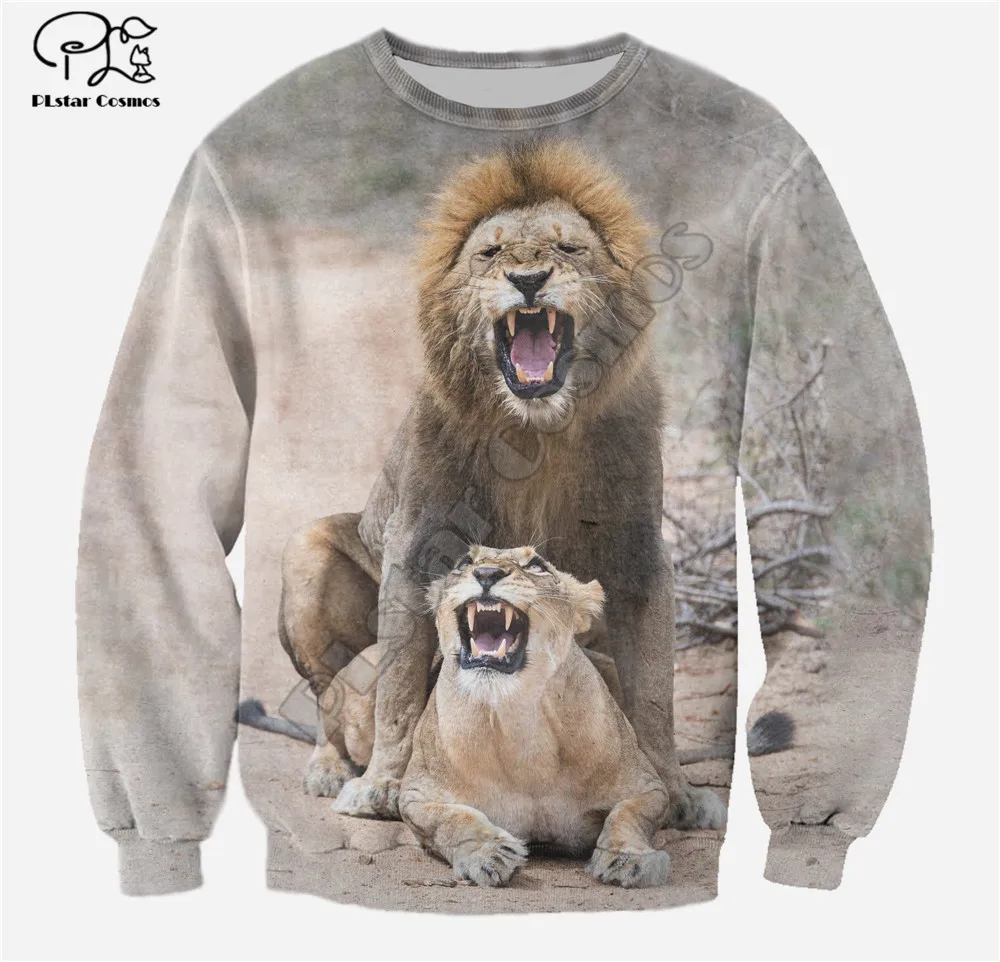 

PLstar Cosmos King Lion Cool 3D Printed New Men's Sweatshirt Zipper Hoodie Casual Fun Jacket Sweater Autumn and Winter Style-2