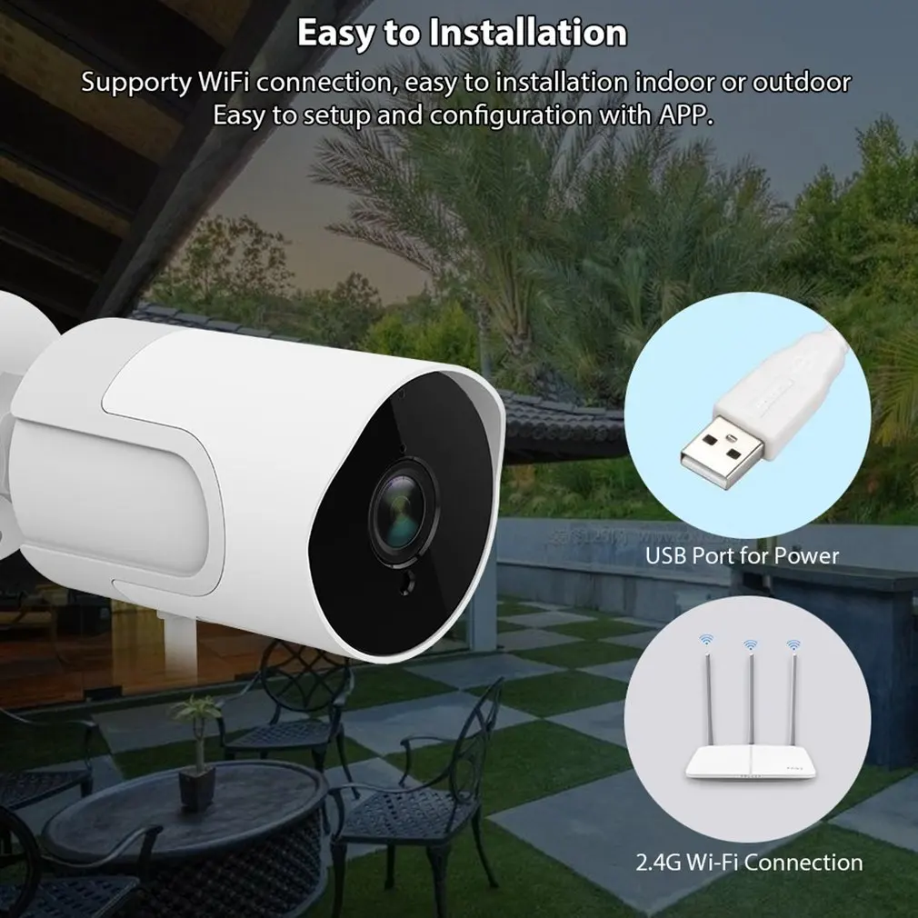 

Outdoor V3 Camera 1080p Support Card And Cloud Storage IP Cam Wifi Network Connection Cameras For Home Cctv