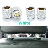 2pcs car seat rod diamond ring car interior accessories for car seat crystal headrest decor collars multi color option