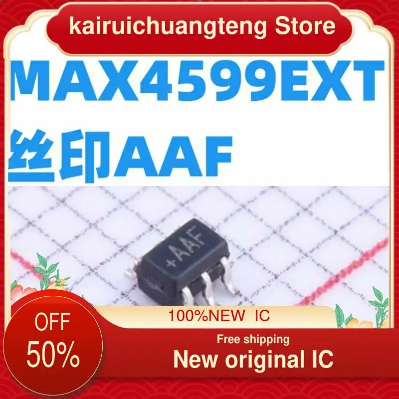 

10-200 шт. MAX4599EXT + T MAX4599EXT AAF SC70-6 nuevo original