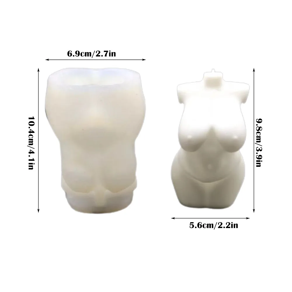Привлекательная Женская объемная форма для свечей силиконовая ароматерапии