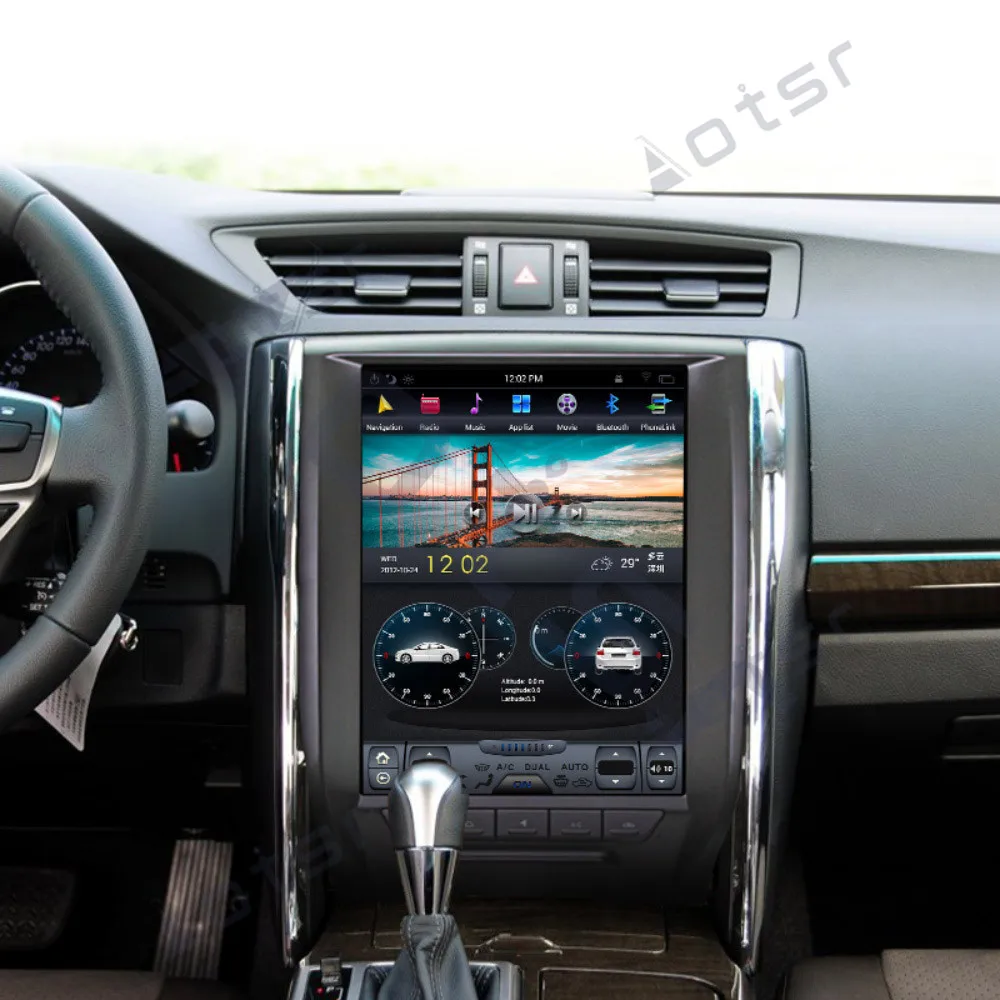 64 Гб Px6 Tesla Style мультимедийный плеер Android 9 вертикальный экран GPS для Toyota REIZ 2010-2013