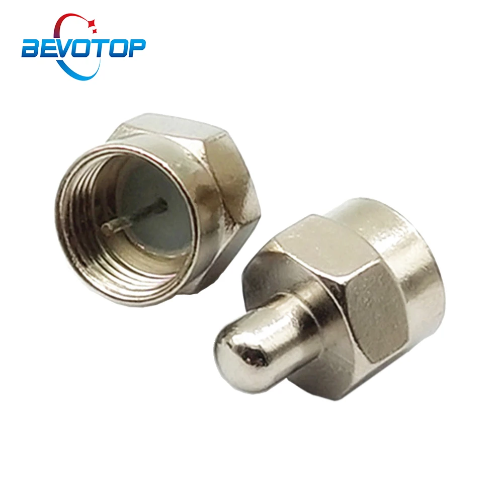 10 шт./лот 75 Ом резистор нагрузка F штекер Концевая RF соединительная головка