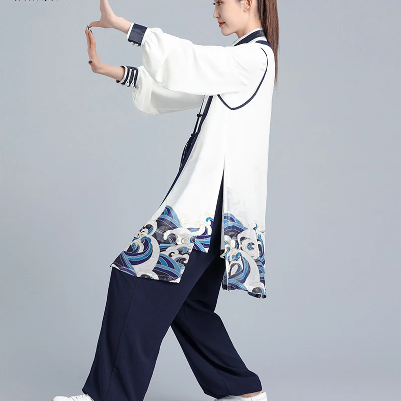 Новая форма для Тай Чи китайское платье кунг фу Женский комплект из трех частей с
