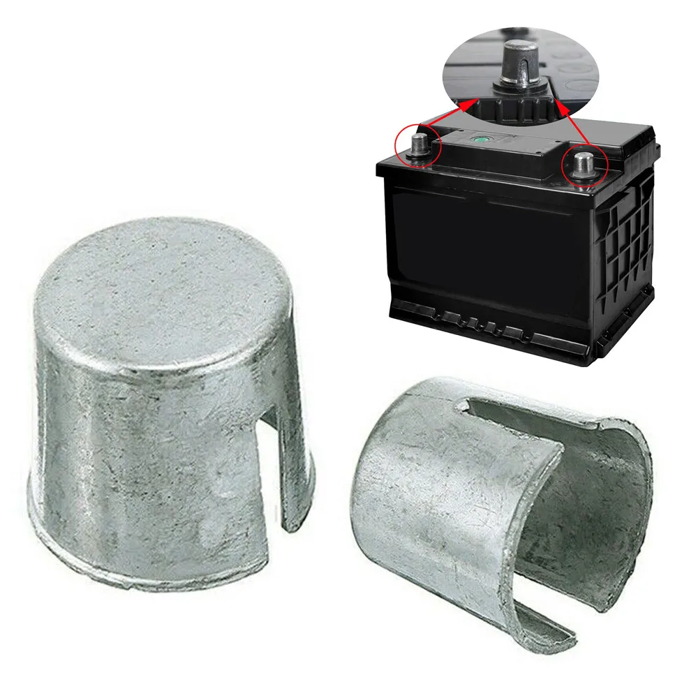 

2pcs Car Battery Post Repair Shims Repair Worn Posts Loose Terminal Posts Car Repair Tool Battery Post Shims