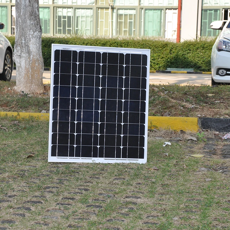 Монокристаллический Контроллер заряда солнечной батареи 12 В 50 Вт 10 А ЖК-дисплей