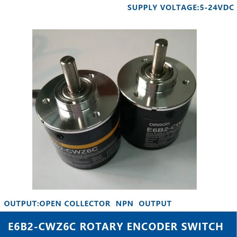 E6B2CWZ6C энкодер E6B2-CWZ6C Omron Реле Выход PNP поворотный переключатель 1024 1000 600 500 400 360 300 200 100 60 40 P/R