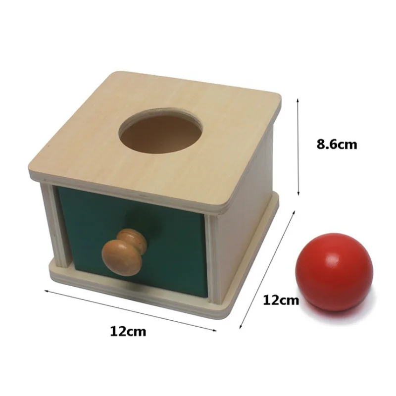 Детская игрушка Монтессори деревянная коробка для монет копилка обучения