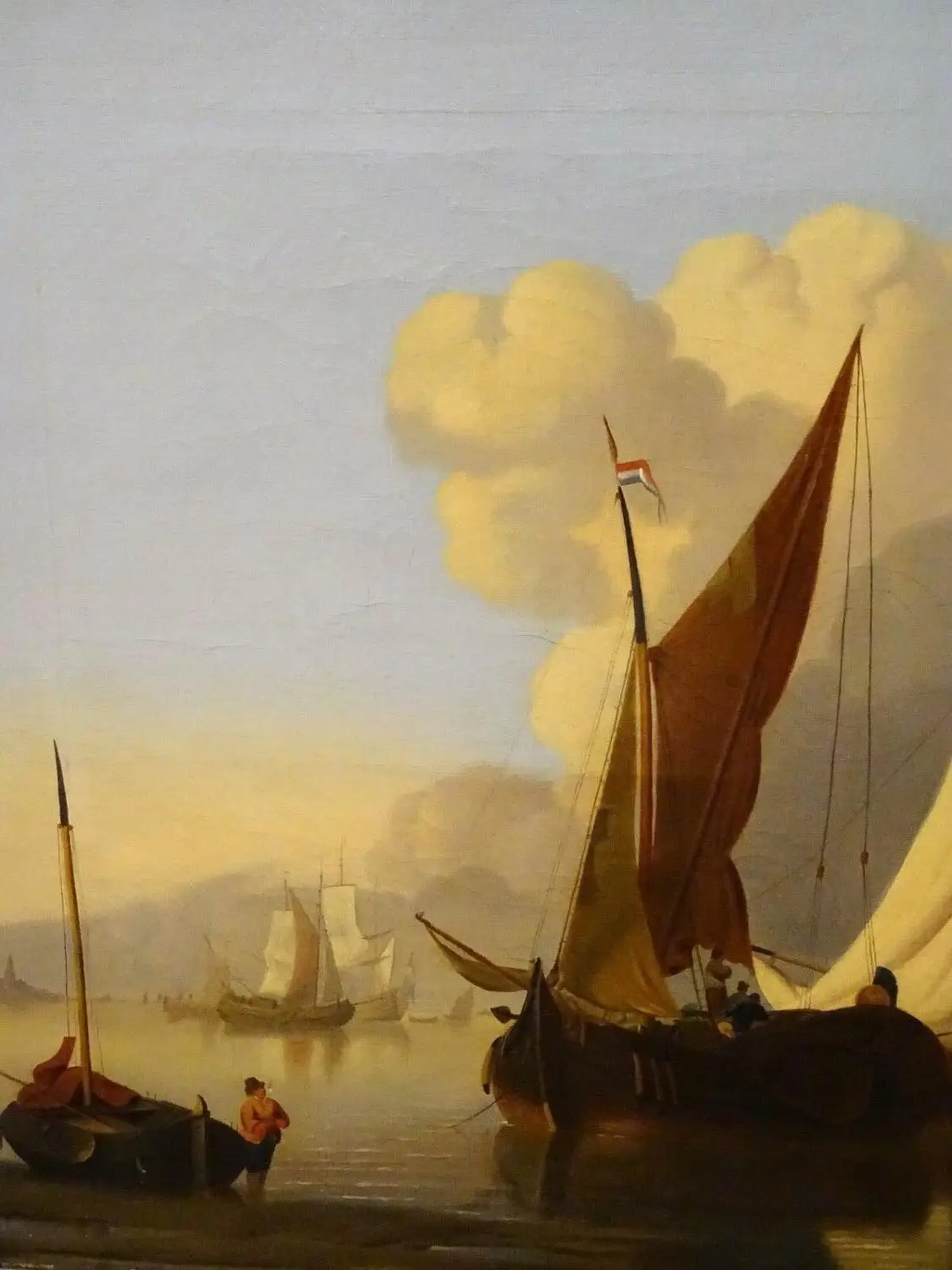 Высокое искусство 19 век живопись масляными красками море голландское большое