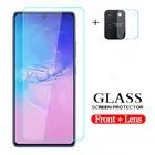 Защитная пленка для экрана 2 в 1 для Samsung Galaxy S10 Lite, закаленное стекло для SamsungS10 Light, Samsung S10Lite, защитное стекло